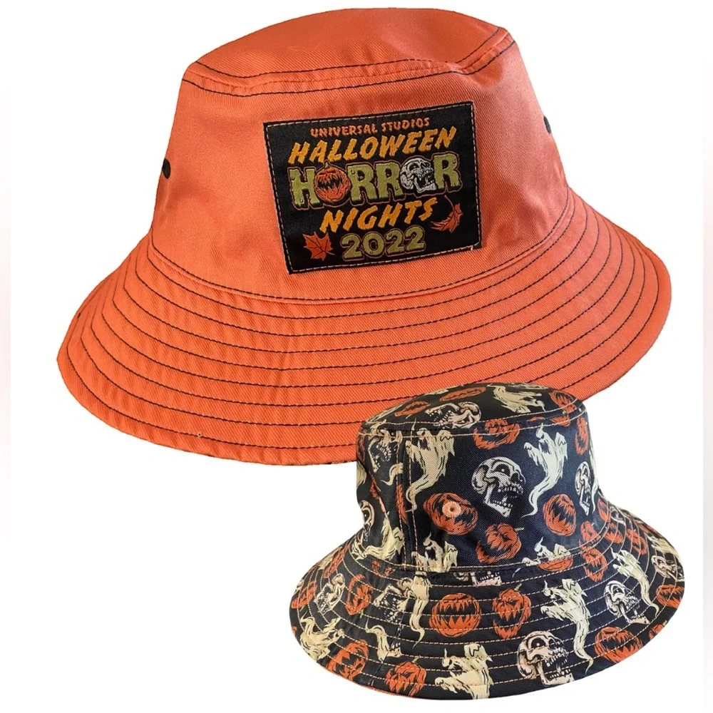 Universal Studios Halloween Horror Nights 2022 Reversible Bucket Hat One Size